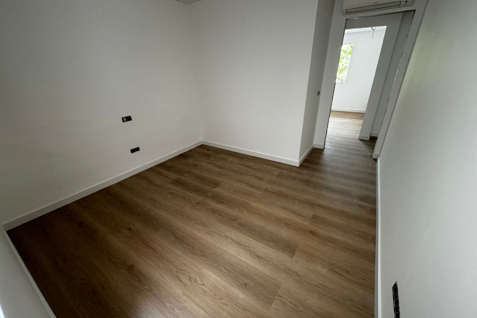 Parquet de madera en una sala